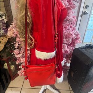 Michael Kors Bold Red Crossbody Bag